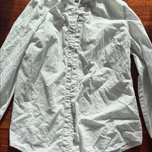 Tommy Hilfiger Cream Shirt with Navy Dot Print